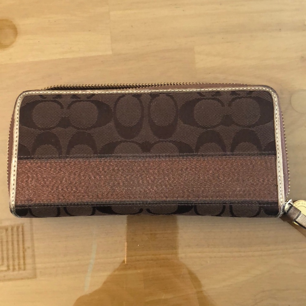 Authentic coach wallet